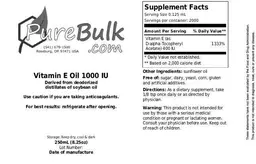 Vitamin E Oil 1000 IU