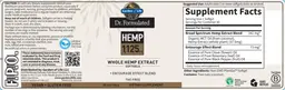 Label for Hemp 1,125 mg