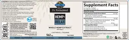 Label for Hemp+ Relax