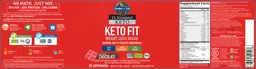Label for Keto Fit Fair Trade Chocolate