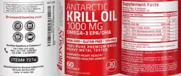 Label for Antarctic Krill Oil 1000 mg