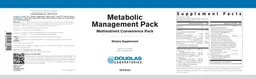 Label for Metabolic Management Pack