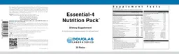 Label for Essential-4 Nutrition Pack