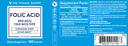 Label for Folic Acid 800 mcg