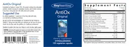Label for AntiOx Original