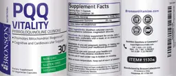 Label for PQQ Vitality