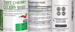 Label for Tart Cherry Extract plus Celery Seed