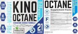 Label for Kino Octane Blue Raspberry
