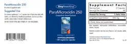 Label for ParaMicrocidin 250