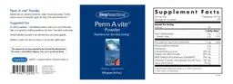 Label for Perm A Vite Powder