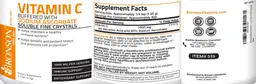 Label for Vitamin C Buffered with Sodium Ascorbate 1000 mg