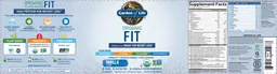 Label for Organic Fit Vanilla Flavor