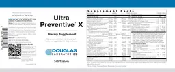 Label for Ultra Preventive X