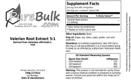 Valerian Root Extract 5:1