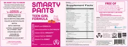 Label for Teen Girl Formula