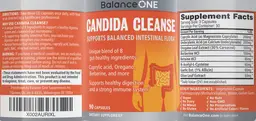 Label for Candida Cleanse