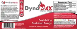 Label for DynaMax Enhanced Caffeine