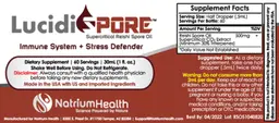 Label for LucidiSPORE