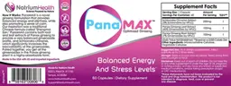 Label for PanaMax Optimized Ginseng