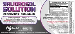 Label for Salidrosol Solution