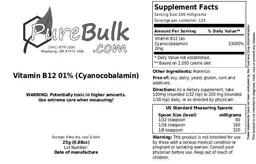 Vitamin B12 01% (Cyanocobalamin)