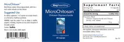 Label for MicroChitosan