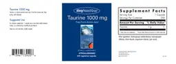 Label for Taurine 1000 mg
