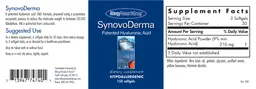 Label for SynovoDerma
