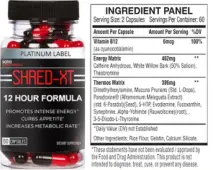 Label for Shred-XT