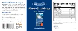 Label for Whole GI Wellness with Benegut