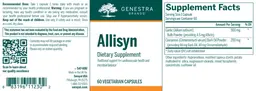 Label for Allisyn