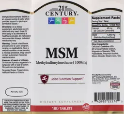 Label for MSM