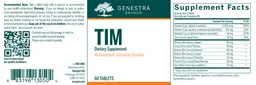 Label for TIM