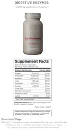 Label for Digestive Enzymes