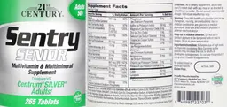 Label for Sentry Senior