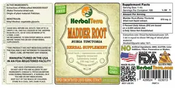 Label for Madder Root