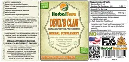 Label for Devil's Claw Sugar Free