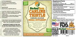 Label for Carline Thistle Sugar Free