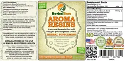 Label for Aroma Resins Sugar Free