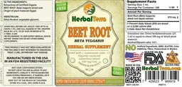 Label for Beet Root Sugar Free