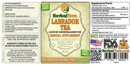 Label for Labrador Tea