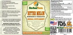 Label for Bitter Melon Sugar Free