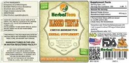 Label for Blessed Thistle Sugar Free