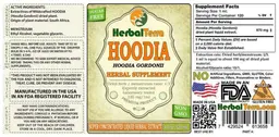 Label for Hoodia