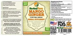 Label for Mango Ginger
