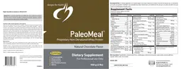 Label for PaleoMeal Natural Chocolate Flavor