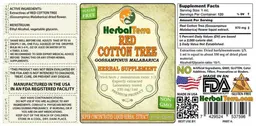 Label for Red Cotton Tree