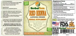 Label for Red Henna