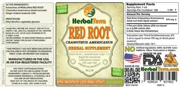 Label for Red Root