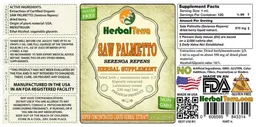 Label for Saw Palmetto